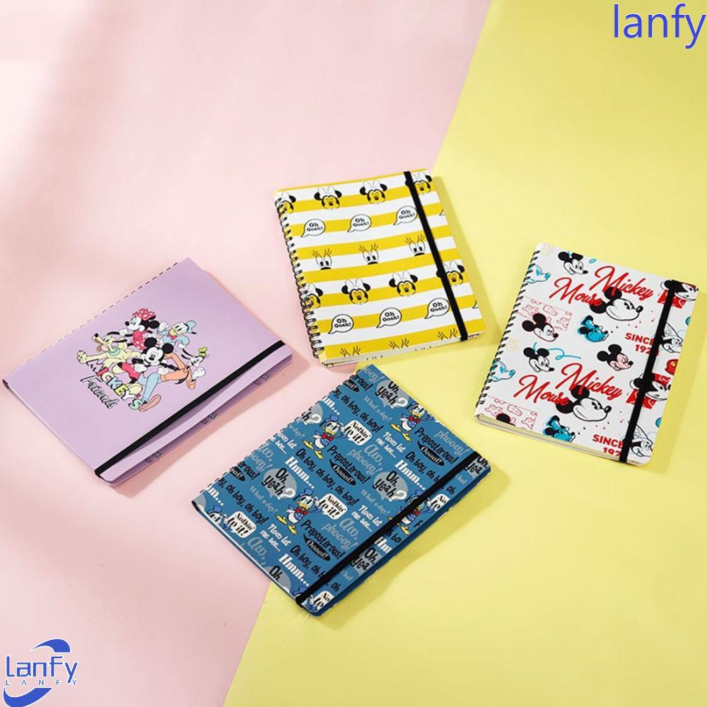 Lanfy Buku Agenda / Jurnal / Diary Motif Kartun Lucu Dengan Tali Karet Pengikat