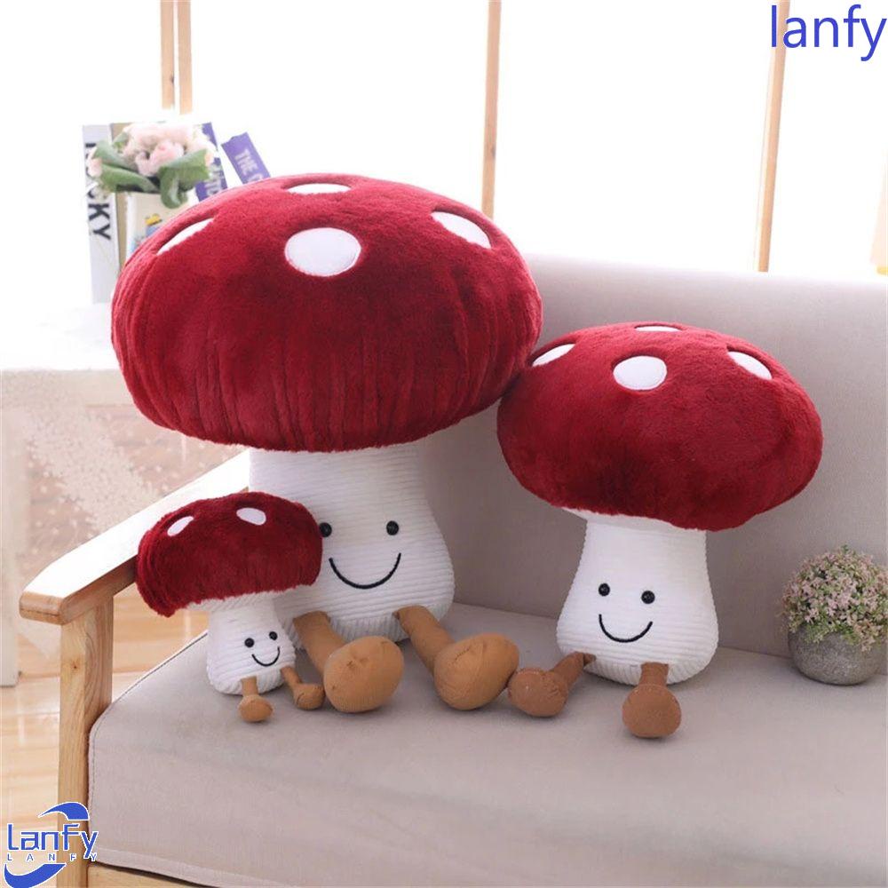 Lanfy Mainan Boneka Plush Bentuk Jamur 20-40cm Untuk Hadiah Natal / Koleksi