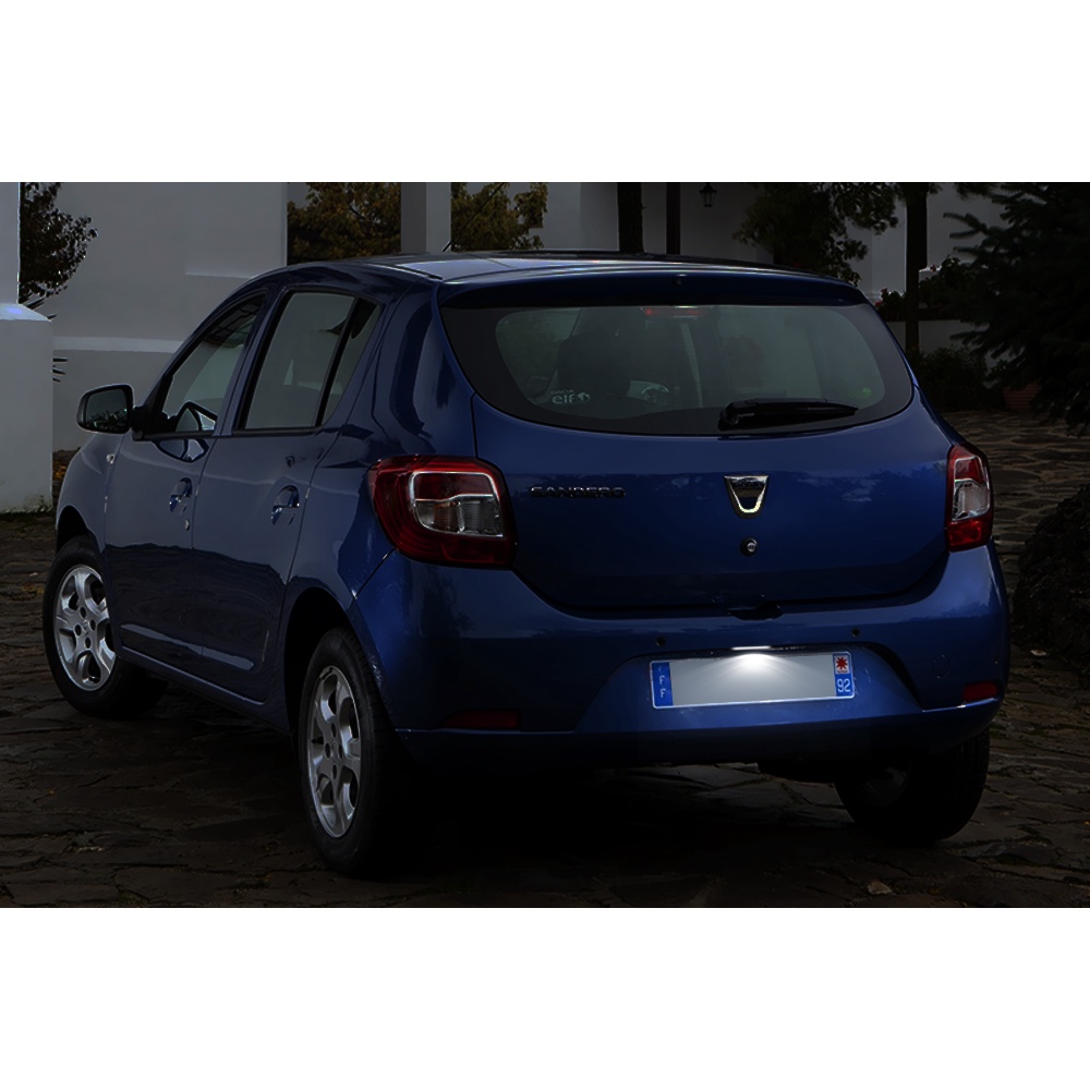 1pc Lampu Plat Nomor LED Plat Lampu Untuk Dacia Logan I 2004-2012 Sandero I 2008-2012 Renault Clio II Lift 2001-2005