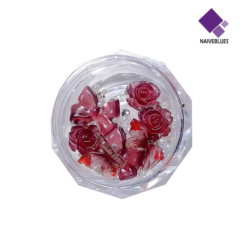 [naiveblues] 1kotak Nail Art Decor Shining Glitter High DIY Shiny Visual Nail Camelia