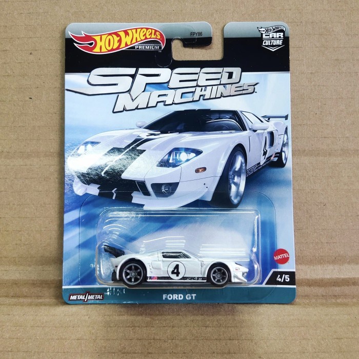 Hotwheels Speed Machines Ford GT Putih