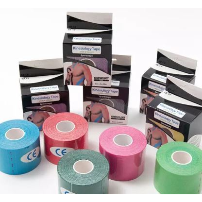 Pita Kinesiologi 11 Warna 5Cm X 5M Olahraga Kintape Roll Katun Elastis