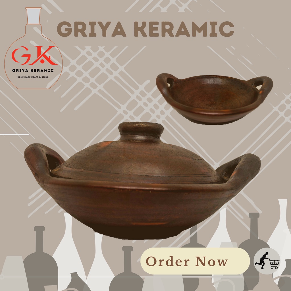 Wajan #GERABAH serabi anti lengket / wajan sayur atau Wajan tradisonal  | Anti Jamur