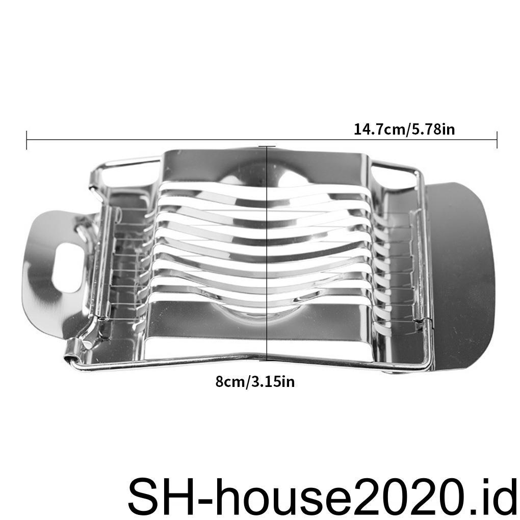 Alat Pemisah Telur Multifungsi Stainless Steel Fruit Slicer Slicing Gadget Aksesoris Dapur