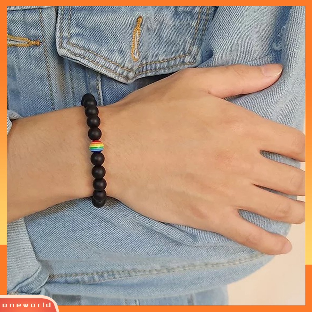 [EONE] Tali Elastis Handmade Gelang Batu Ringan Pria Wanita Natural Beads Bracelet Hand Decor