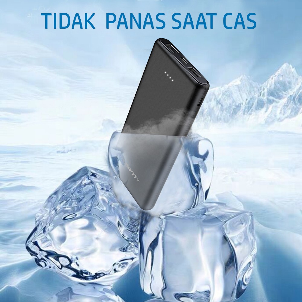 Powerbank MOFIT M11 10.000mAh + Fast Charge Real Capacity