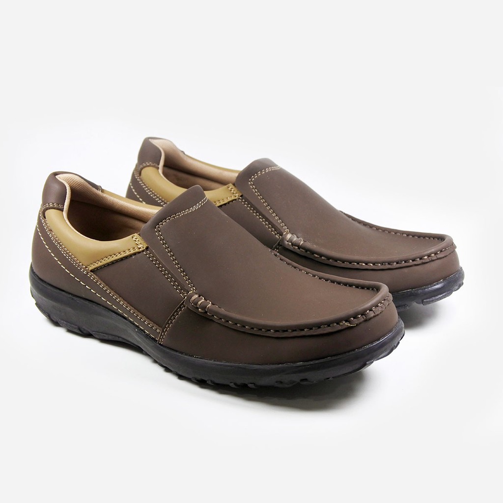 Mascotte CAYDEN | Sepatu Slip On Pria 992.101 [ Hitam dan Cokelat ]RAMAYANA JAKTIM