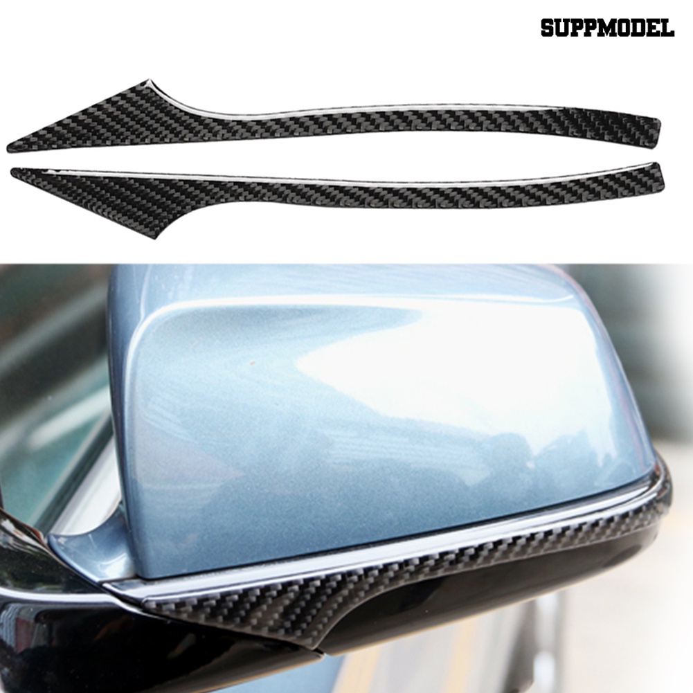 [SM Auto] Kaca Spion Serat Karbon Pelindung Strip Anti-Gosok Untuk BMW E60 F10 F07 F01