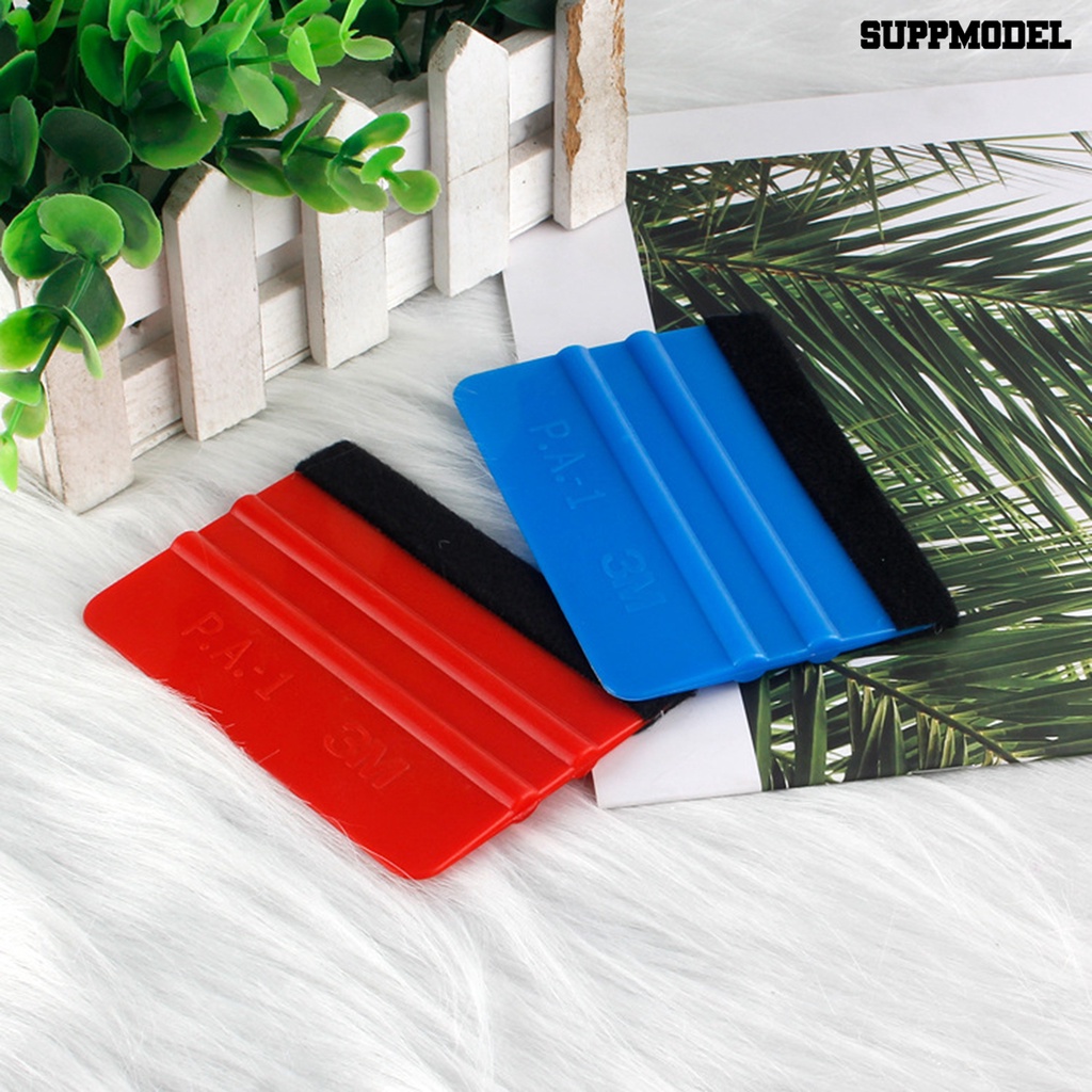 [SM Auto] Alat Squeegee Scraper Pembersih PP Ujung Felt Portabel Untuk Mobil Otomatis