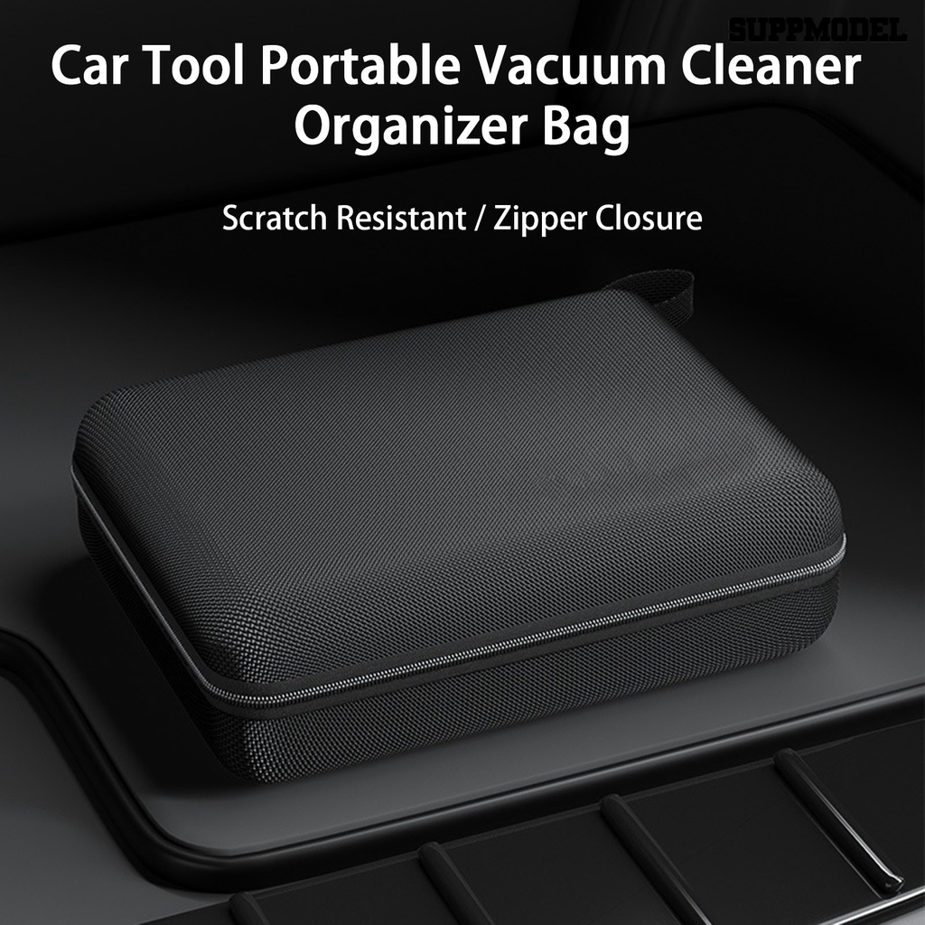 [SM Otomatis] Tas Penyimpanan Vacuum Cleaner Kapasitas Besar Tahan Air Lapisan Lembut Tahan Gores Penutup Resleting Alat Mobil Vacum Cleaner Air Pump Bag Storage Case Perlengkapan Mobil