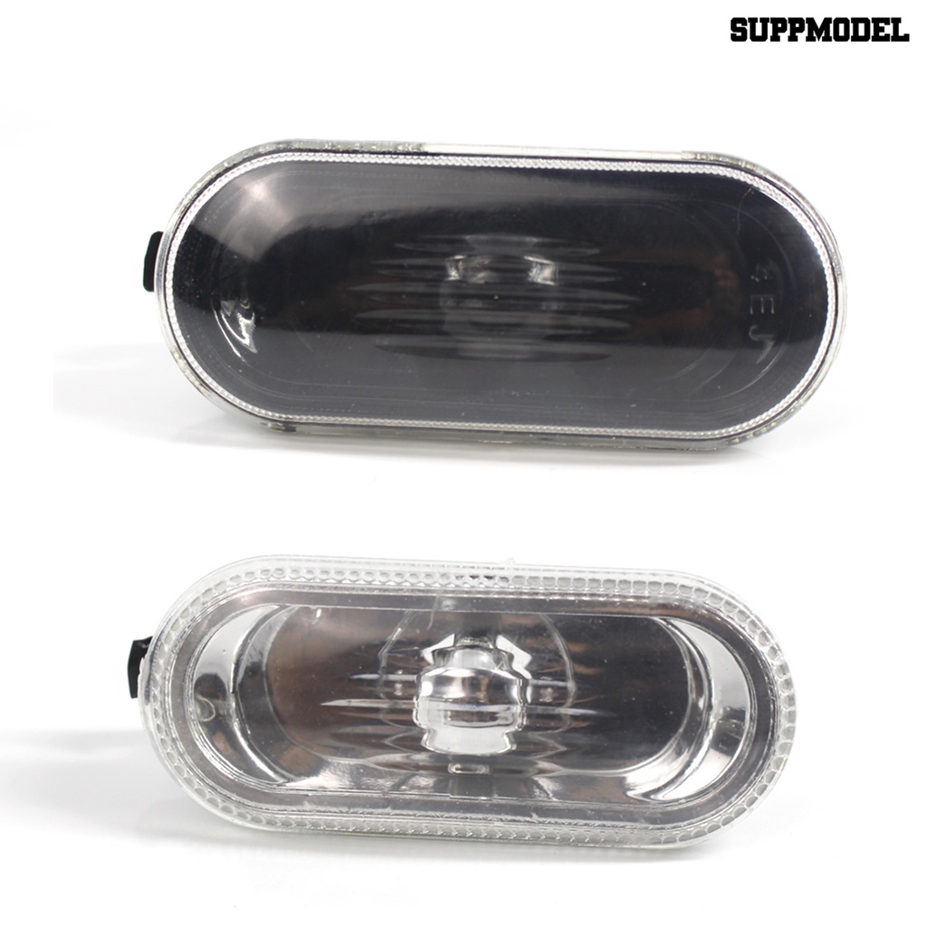 [SM Auto] 2Pcs Side Marker Light Housing Aksesori Pengganti Oval Peringatan Eksternal Clearance Lamp Bezel 1J0949117 Untuk VW Bora Golf 4 MK4 98-05