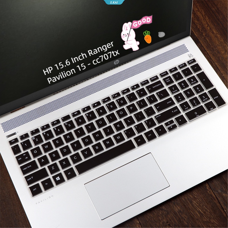 Cover Keyboard TPU Anti Air Dan Debu Bisa Untuk Komputer Model HP 15.6 Inch Ranger Pavilion15 - Cc707txg High Quality Laptop Protection Film Tahan Debu Kulit [ZK]