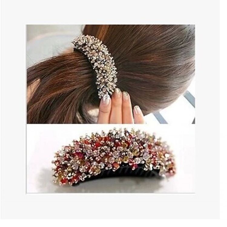 Jepit Rambut Korea Jedai Wanita Elegan Mewah Premium Full Mutiara Kristal BLINK BLINK High Quality Import