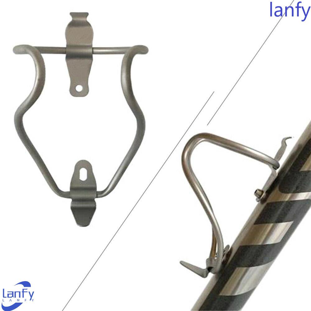 Lanfy Tempat Botol Minum Ultralight Titanium Sepeda Jalan Sepeda Bagian Aksesoris Sepeda MTB Sepeda Rak Cangkir Air