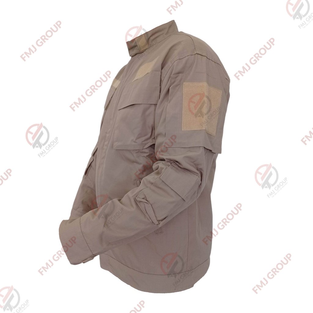 Jaket Tactical Outdoor Cream / Jaket Helicon Krem / Jaket Tactical Army Ripstop Premium