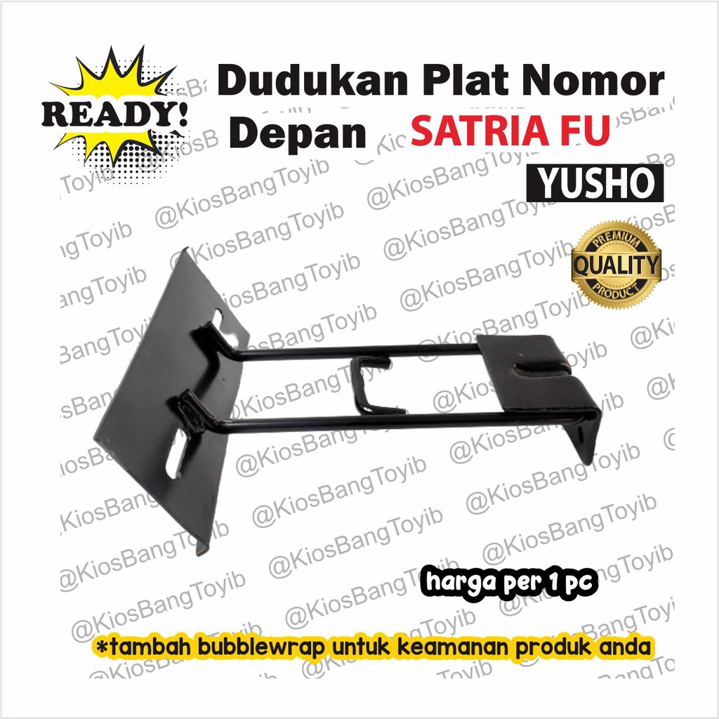 Tempat Dudukan Cover Plat Nomer Nomor Depan Motor SATRIA FU (Yusho)