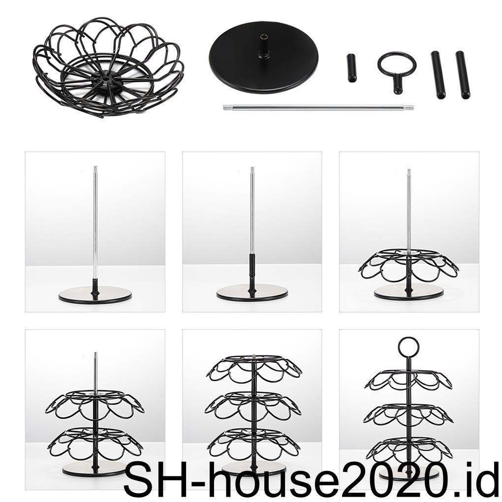Kapsul Kopi 36buah Holder 4 9 Alur Capsule Coffee Display Rak Kapsul Lapisan Alas Cascading Dengan Rotating Stabil Storage for Coffee Capsule Storage