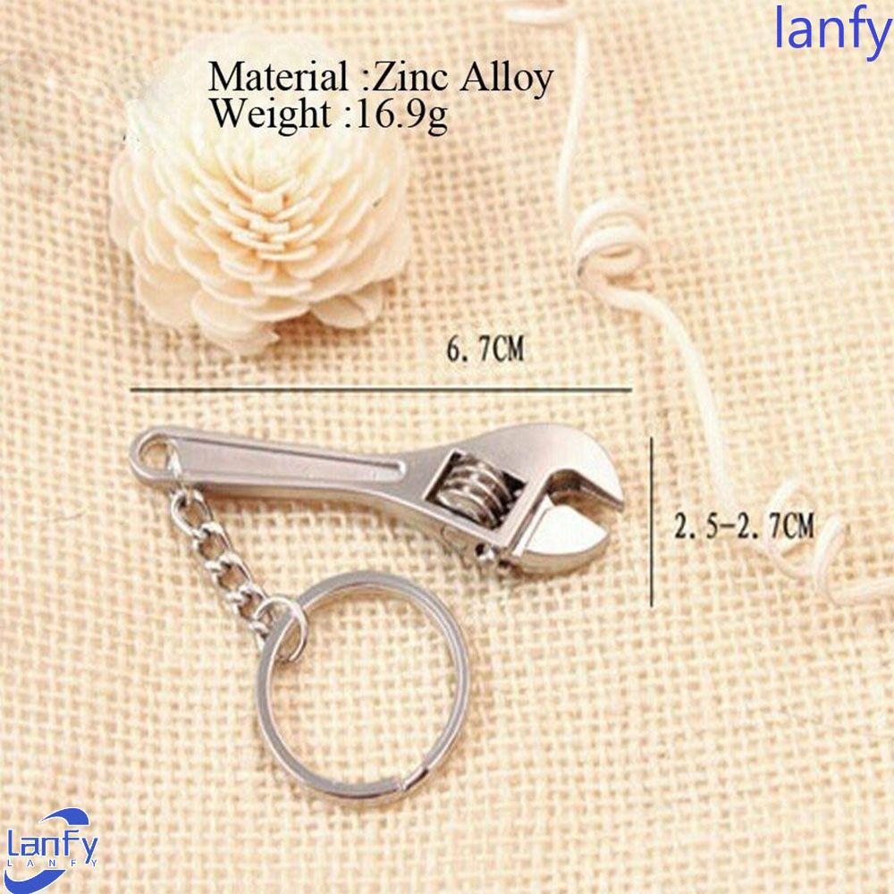 Lanfy Kreatif Mode Novelty Gantungan Kunci Ring Keyring Baru Lucu Dapat Disesuaikan