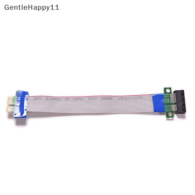 Gentlehappy PCI-E Express 1X Slot Riser Card Adapter Extender Extension Pita Kabel Fleksibel id