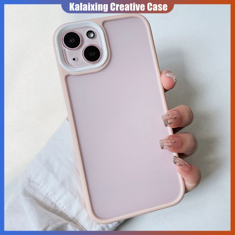 Casing Warna Permen Macaron Untuk iPhone 14pro Max 13Pro Max Anti-Sidik Jari Perlindungan Kuat Tahan Noda Hard Cover