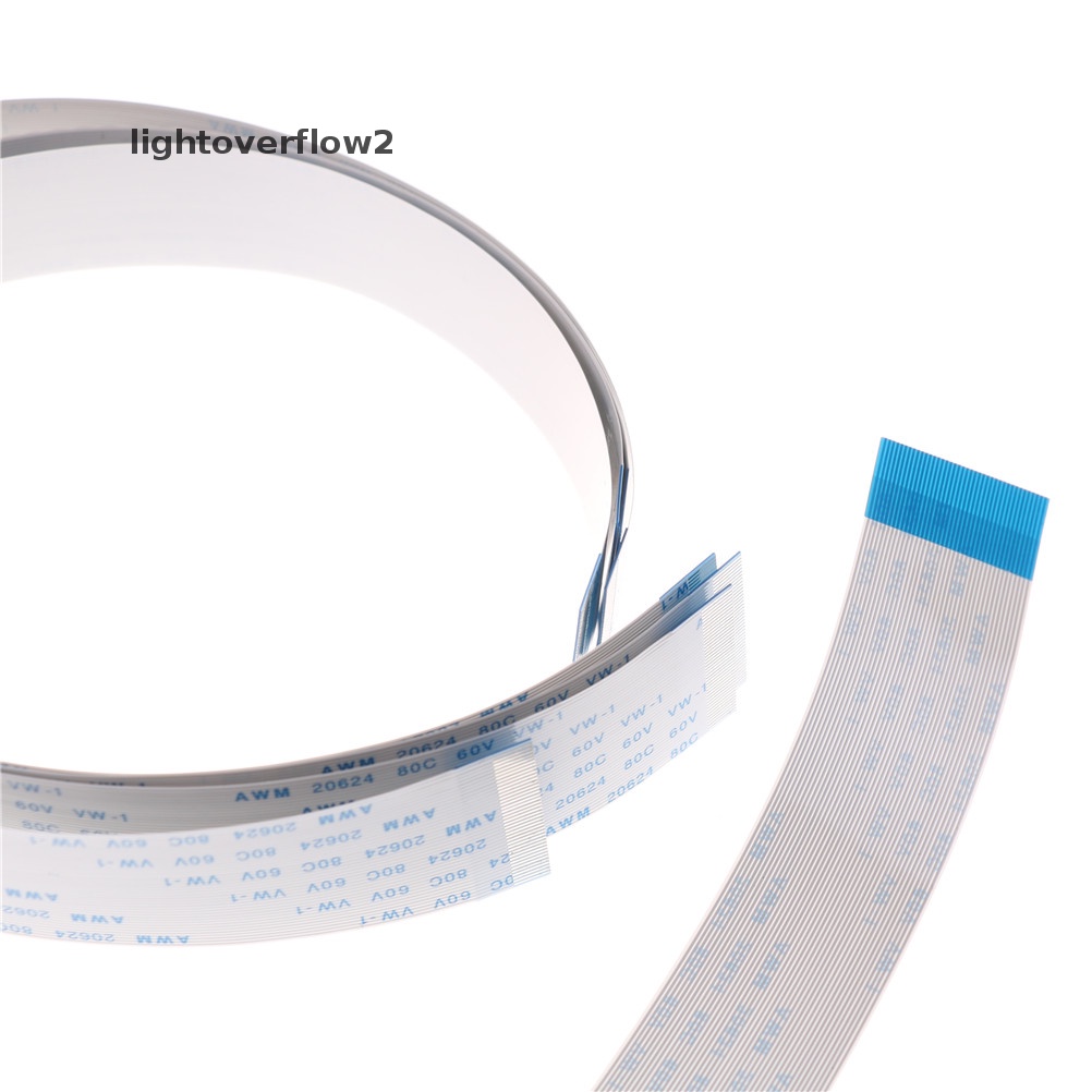 [lightoverflow2] Baru 5Pcs AWM 20624 80C 60V VW-1 40pin 0.5 Pitch 300mm FFC Kabel Datar Fleksibel Hot 5Pcs Awm20624 80C 60V VW-1 40pin 0.5 Pitch 300mm FFC Kabel Datar Fleksibel Panas