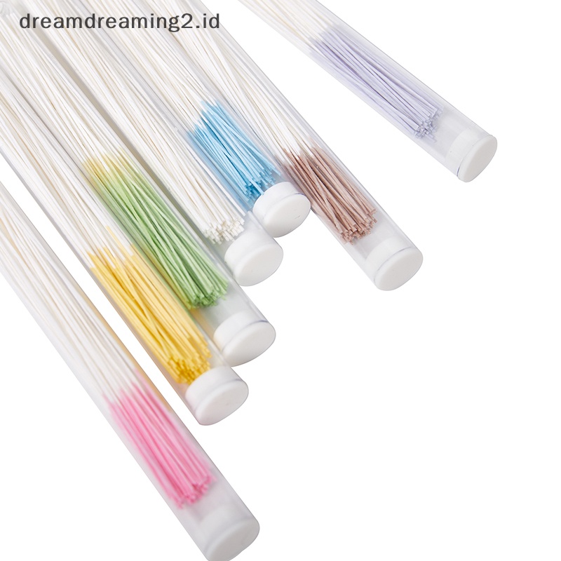 (drea) 60/70/160pcs Set Pembersih Telinga Grass Paper Floss Alat Aftercare Lubang Telinga//