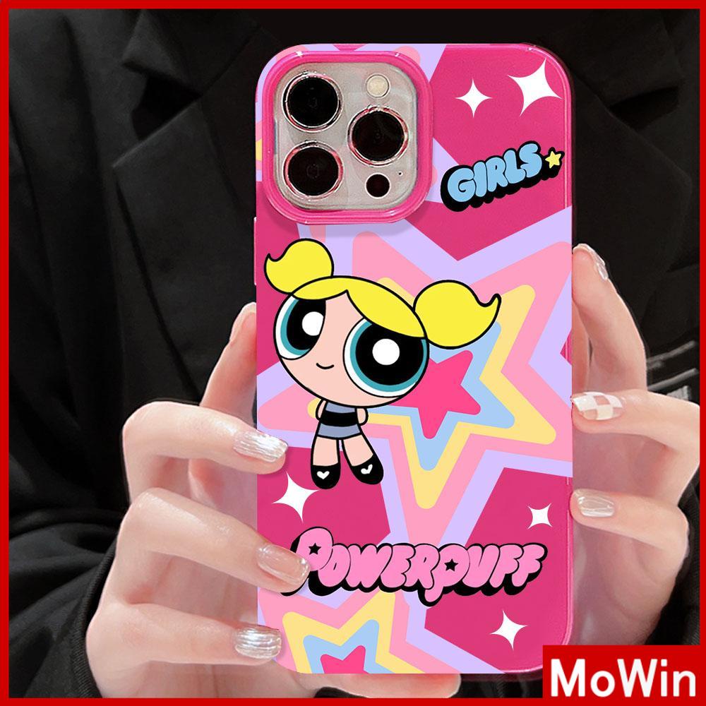 For iPhone 14 Pro Max iPhone Case Pink Glossy TPU Soft Case Shockproof Protection Camera Cute Cartoon Star Compatible with iPhone 13 Pro max 12 Pro Max 11 xr xs max 7Plus 8Plus