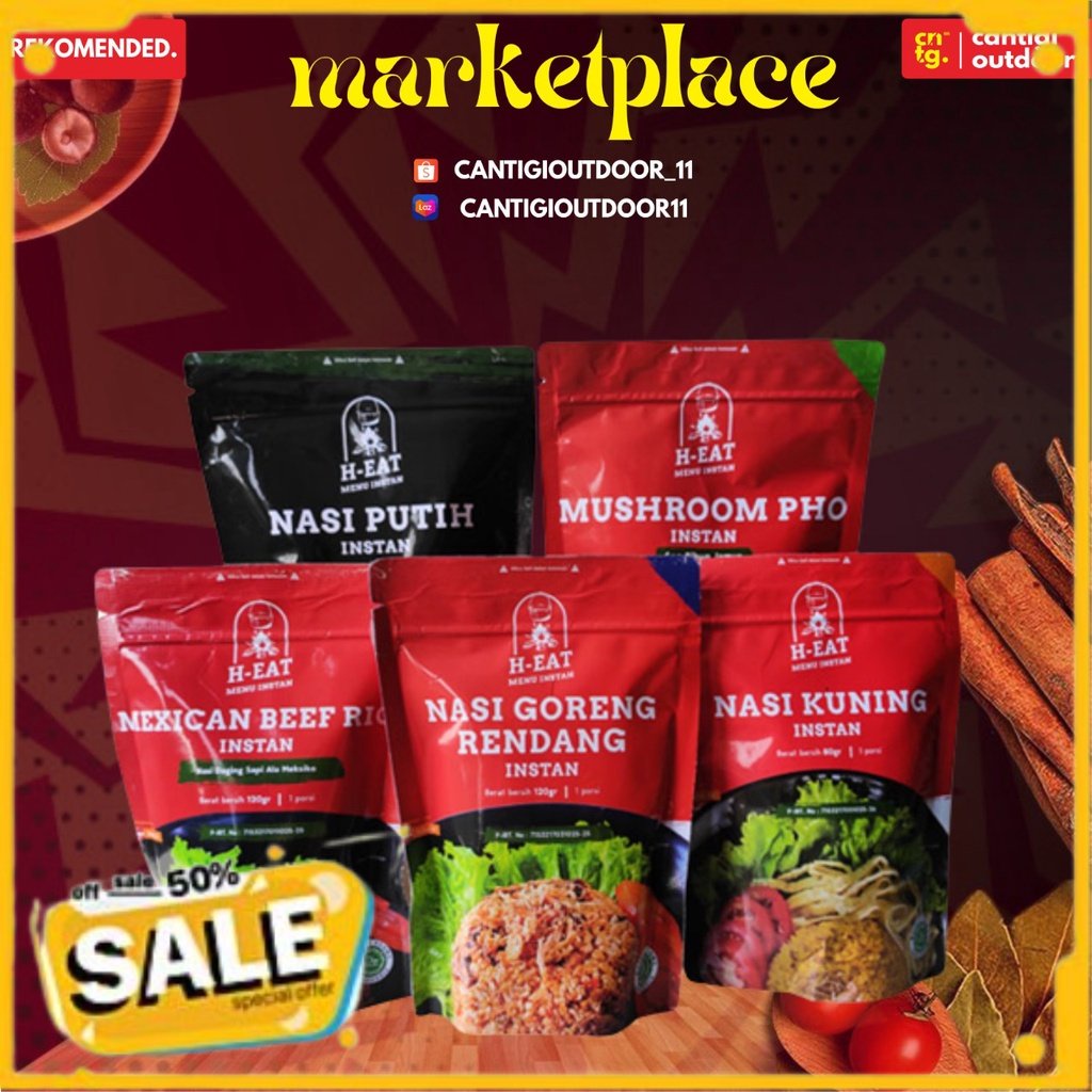 

SALE Makanan Instan H eat Nasi Instan Cepat Saji, ransum, Nasi dan Makanan Gunung Instan Outdoor Camping Hiking
