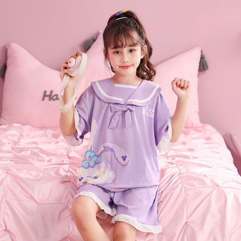 BAJU TIDUR SANRIO ANAK IMPOR PIYAMA ANAK SETELAN