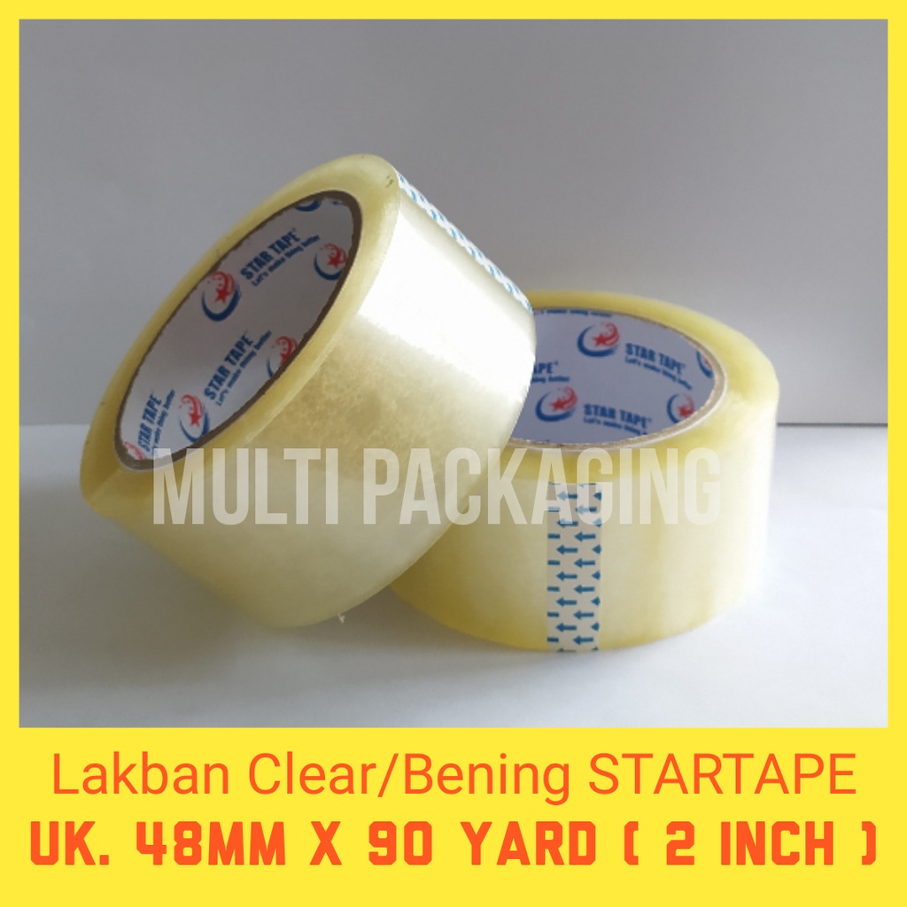 

LAKBAN ( 1 PCS ) 90 YARD X 45MM (2INCH) - CLEAR BENING PUTIH COKLAT - SOLASIBAN SOLATIP ISOLAI STAR TAPE - lakban isolasi selotip tape perekat pengikat pelengket lakban murah lakban opp lakban kualitas terbaik perlengkapan kantor