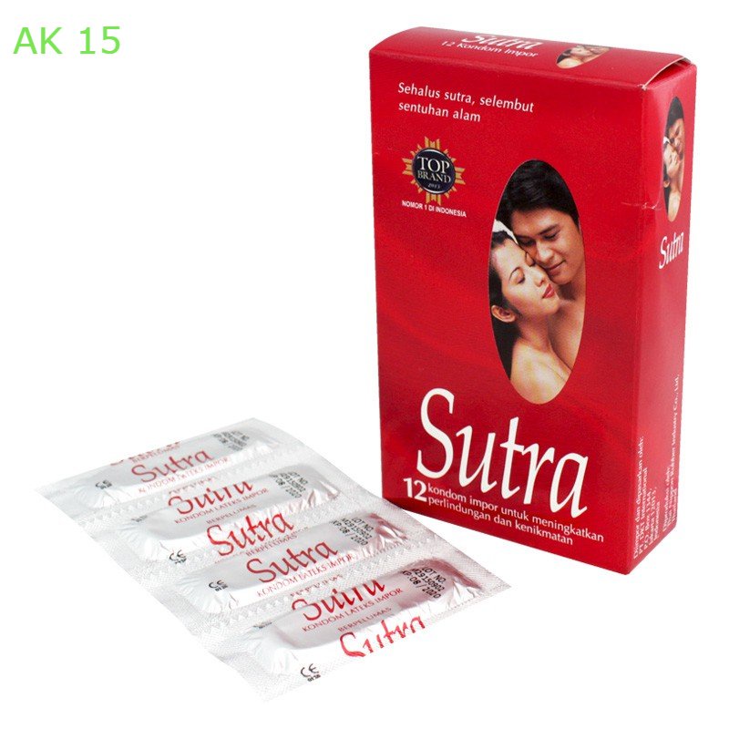kondom sutra merah isi 12 COD Murah