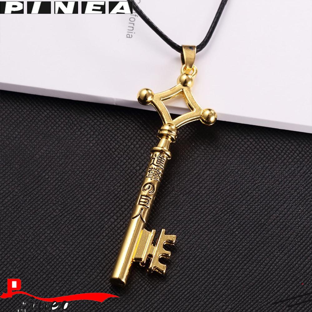 Nanas Attack on Titan Hadiah Liontin Unisex Aksesoris Cosplay Kunci Kalung