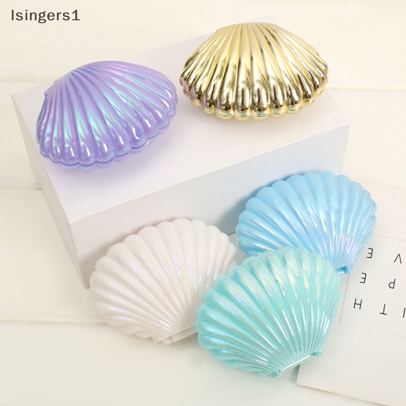 [lsingers1] 1pc Colorful Cute Shell Kotak Permen Plastik MakeUp Kotak Penyimpanan Perhiasan Gift Box Butik