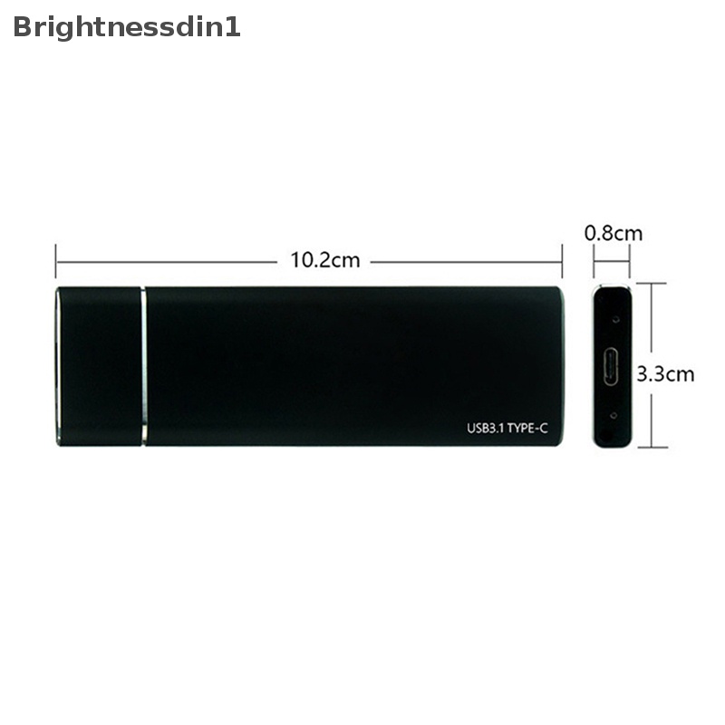 [Brightnessdin1] Ssd Eksternal 4TB 2TB 500GB Handphone Solid State Hardisk USB 3.1 Butik Eksternal
