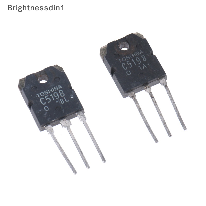 [Brightnessdin1] 10pcs 5pasang 2SC5198 2SA1941 TO3P TO-3P Transistor original Butik authentic