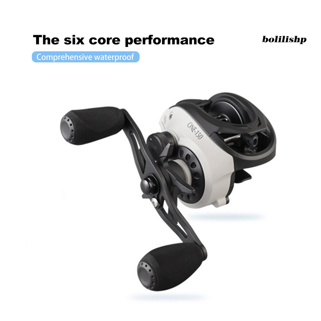 Bo-baitcast Reel ic Sistem Pengereman 6.5:1high Speed Low Profile Geser Halus10 Bearing Kiri/Kanan Tangan Air Asin Umpan Pancing Fishing Tackle