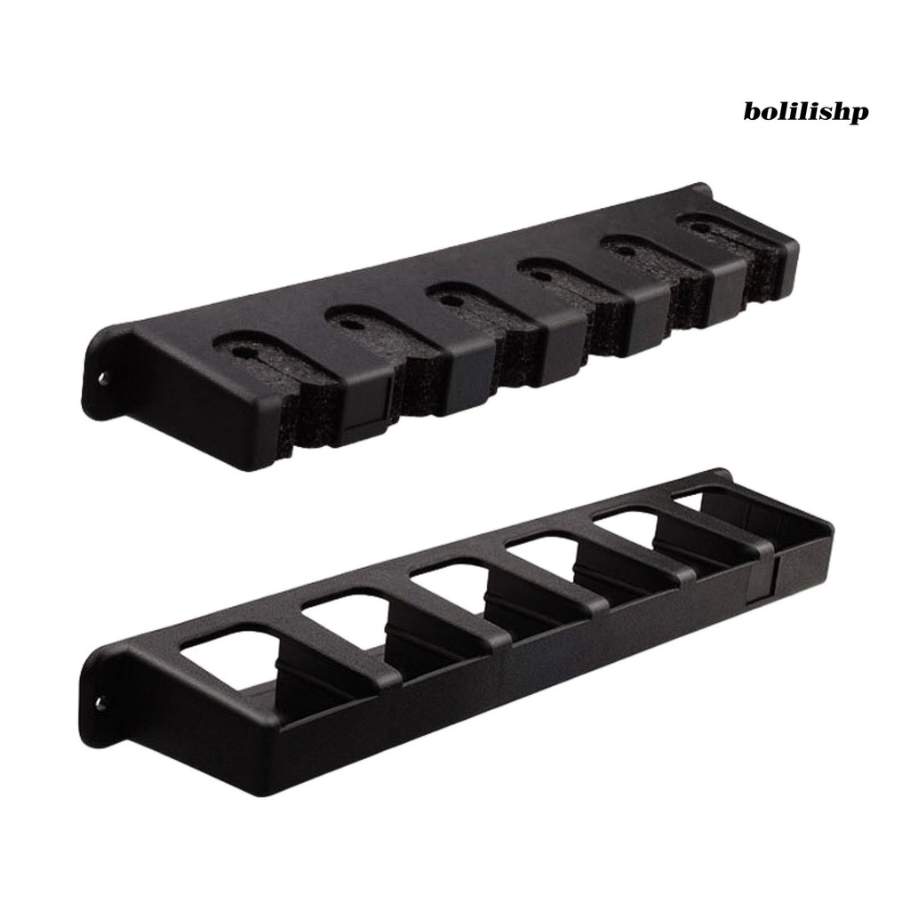 Bo-1 Set Holder Joran Pancing Adjustable 6slot Vertikal Gantung Angling Lure Rod Storage Stand Untuk Outdoor