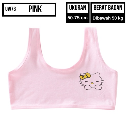 Miniset Pakaian Dalam Anak Perempuan Bra Remaja Bahan Katun