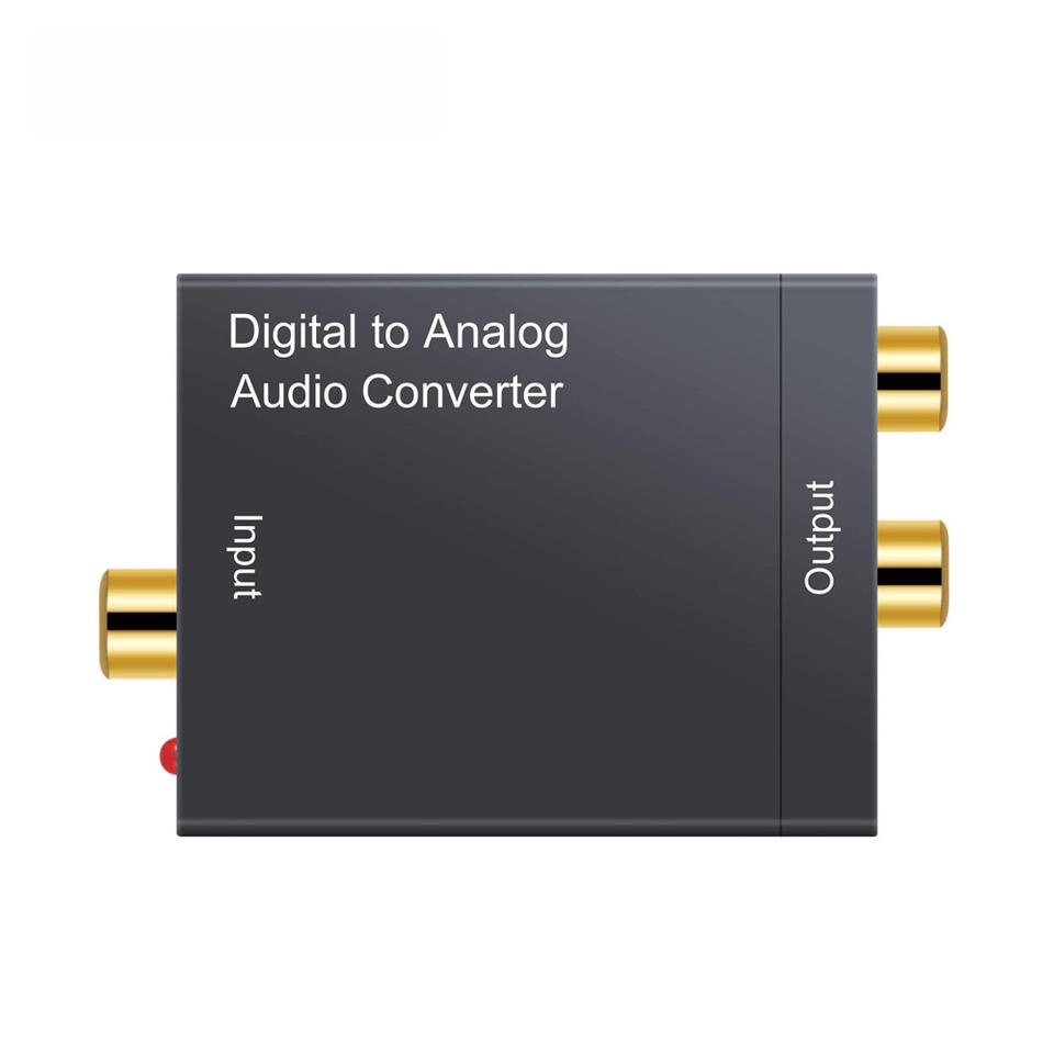 Converter Digital Audio to Analog Stereo Toslink + Kabel Optik