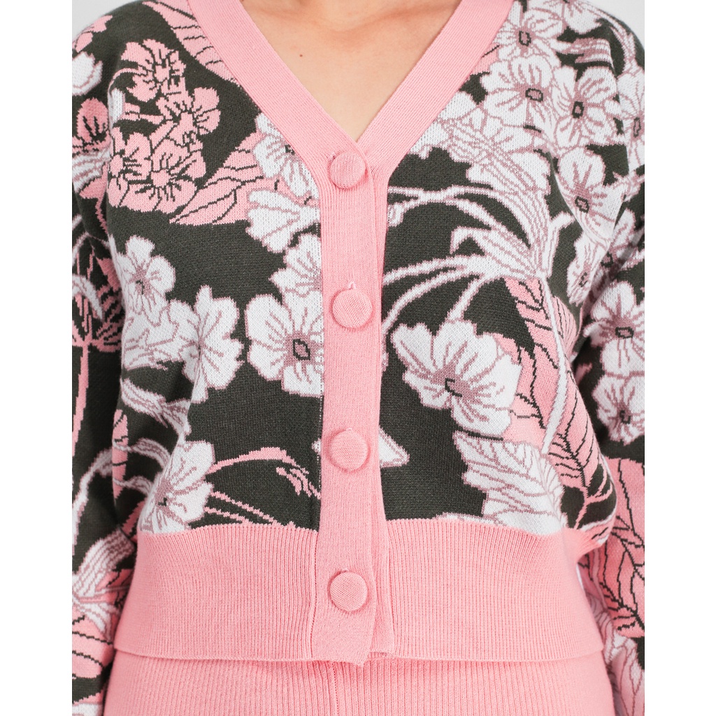 Blooming Cardigan Pink