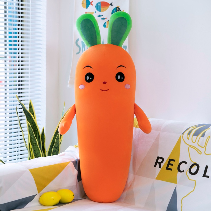 70cm Lovely Carrot Plush Toy Radish Doll Besar Bantal Panjang