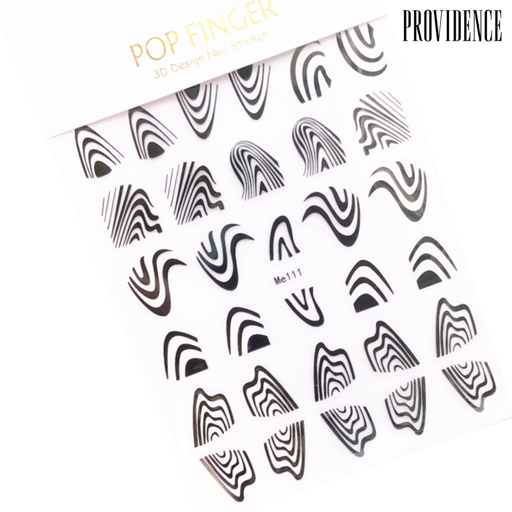 Providence Stiker Kuku Perekat Diri Yang Dapat Dilepas Tahan Air Kuat Lengket Mudah Mengelupas Kuku Stiker Kuku Nail Art Decal Nail Supplies