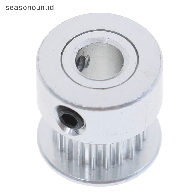 Seasonoun 2Pcs 16T/20T GT2 Timing Pulley5/6.35/8mm Bore Untuk Belt Reprap 3D Printer Ppart.