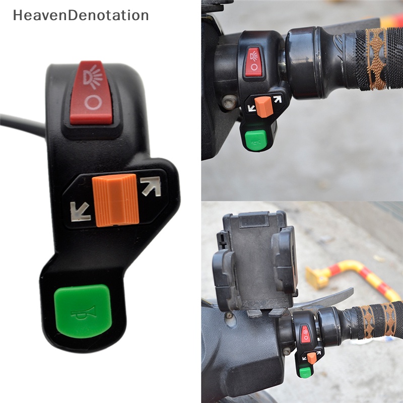 [HeavenDenotation] Universal7per8 ''Motor ATV Sepeda Klakson Start On Off Tombol Kill Switch HDV