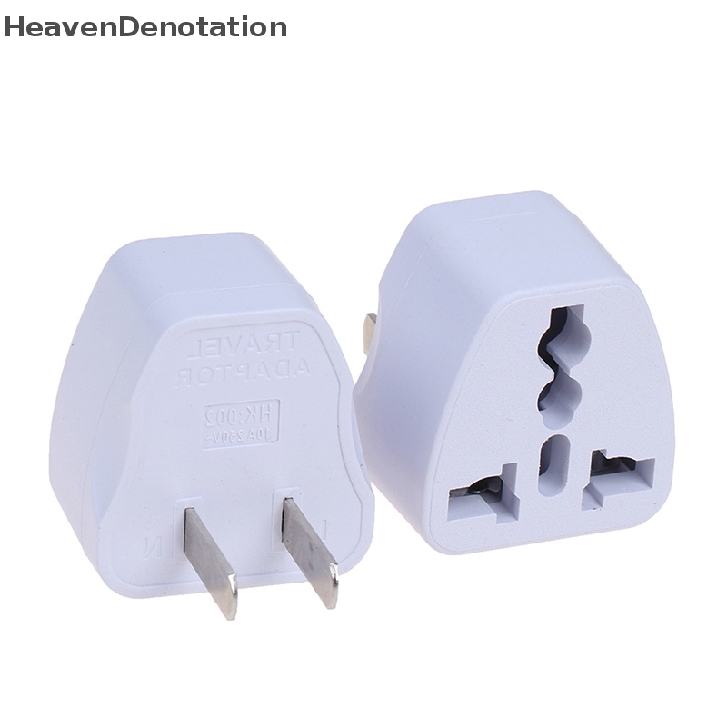 [HeavenDenotation] Universal EU UK AU Ke US USA AC Travel Colokan Listrik Adapter Outlet Converter HDV