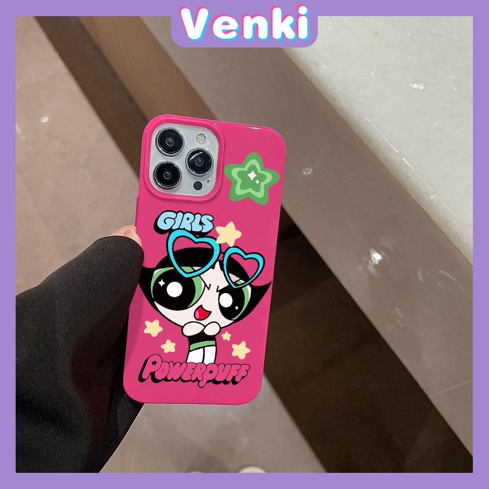 VENKI - For iPhone 11 iPhone Case Black Glossy TPU Soft Case Shockproof Protection Camera Cute Cartoon Character Compatible with iPhone 14 13 Pro max 12 Pro Max xr xs max 7 8Plus