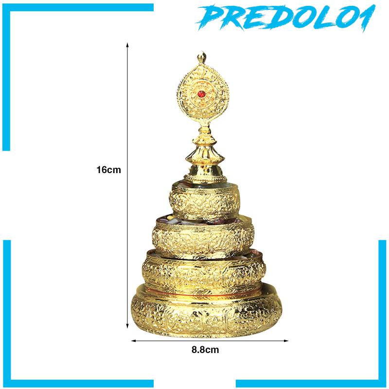 [Predolo1] Mandala Tray Table Centerpieces Ornament Meja Persembahan Mandala Tibet
