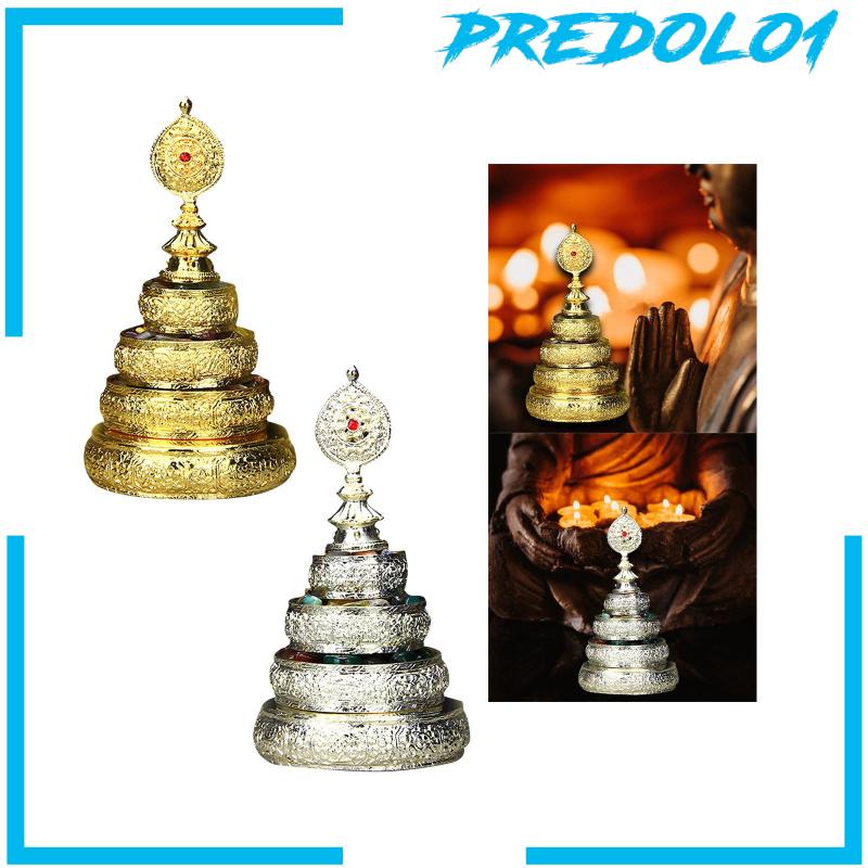 [Predolo1] Mandala Tray Table Centerpieces Ornament Meja Persembahan Mandala Tibet