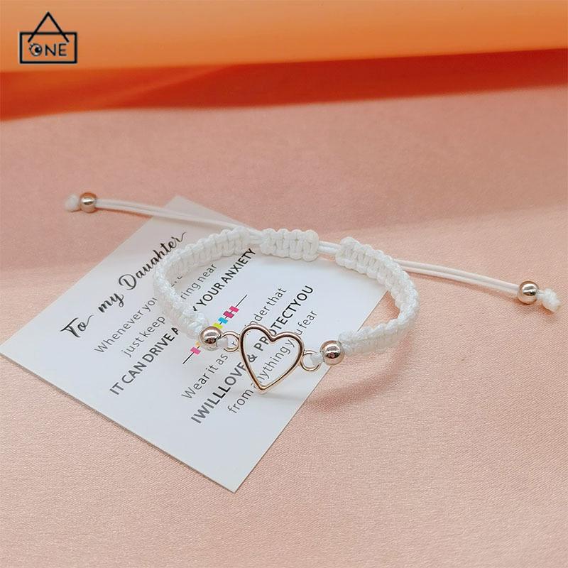 COD❤️Tangan berdebar knot rata pasangan gelang cinta-A.one