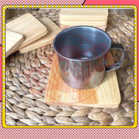 Lepek gelas / lepek gelas kayu / coasters / tatakan gelas kayu / alas cangkir / lepek kopi